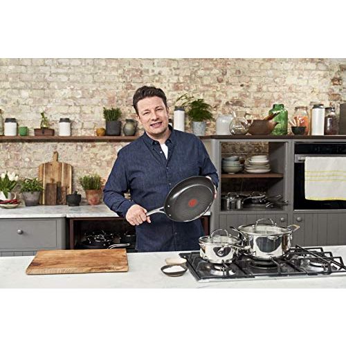 Edelstahlpfanne Tefal Jamie Oliver Cook´s Direct On Bratpfanne