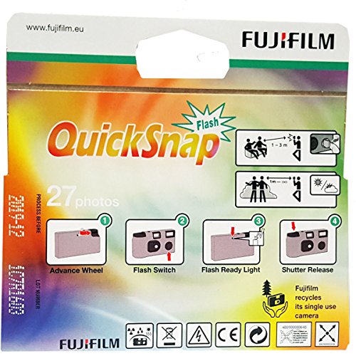 Fotocamera usa e getta 5x Fujifilm Quicksnap Flash, 27 immagini, con flash