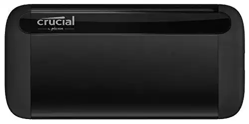 Externe SSD-Festplatte (2TB) Crucial CT2000X8SSD9 X8, Portable