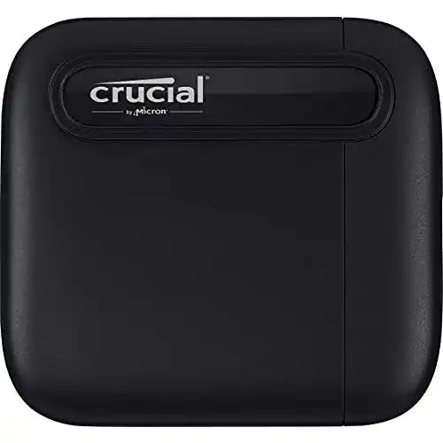 Externe SSD-Festplatte (500GB) Crucial CT500X6SSD9 X6 500GB
