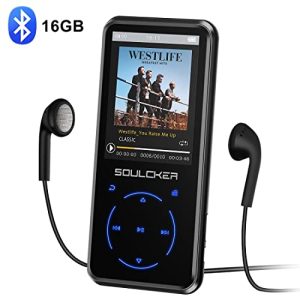 FLAC-Player SOULCKER MP3 Player, 16 GB Bluetooth MP3 Player