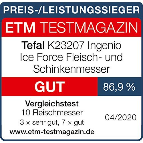 Fleischermesser Tefal Ice Force K23207, 20cm, Handschutz
