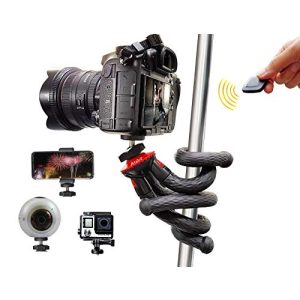 Atairs flexible tripod, with bluetooth remote control, selfie stick