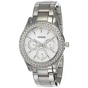 Fossil-Damenuhr Fossil Analog Quarz Uhr mit Edelstahl Armband