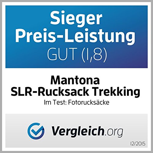 Fotorucksack Mantona Trekking, DSLR mit Regenschutz