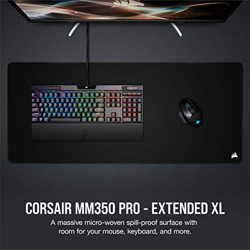 Gaming-Mousepad Corsair MM350 PRO Spritzwassergeschützt