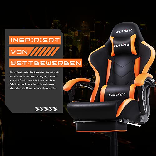 Gaming-Stuhl Dowinx Gaming Stuhl, ergonomisch mit Massage