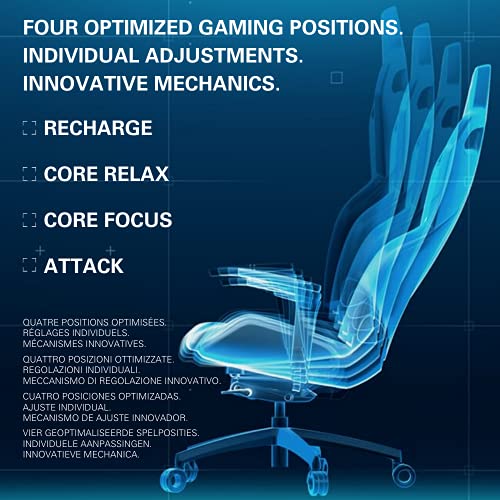 Gaming-Stuhl RECARO Exo Platinum Gaming Chair, ergonomisch