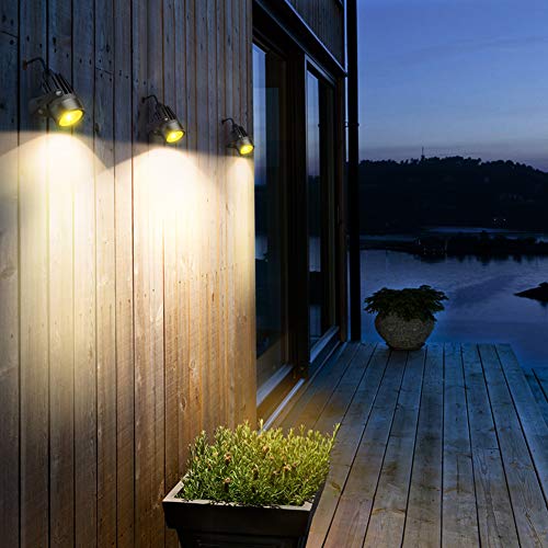Gartenleuchte GEEDIAR, 6 Stück, Warmweiß COB LED mit Erdspieß