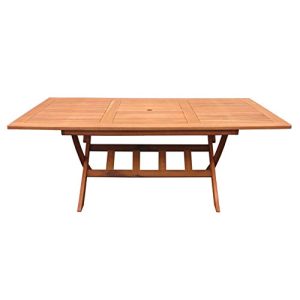 Gartentisch (Holz) GRASEKAMP Qualität seit 1972, Santos 200×100
