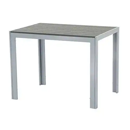 Gartentisch Pure Home & Garden Aluminium Fire Oblong 100×70
