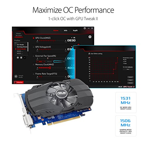 Grafikkarten ASUS Phoenix GeForce PH-GT1030-O2G, Nvidia