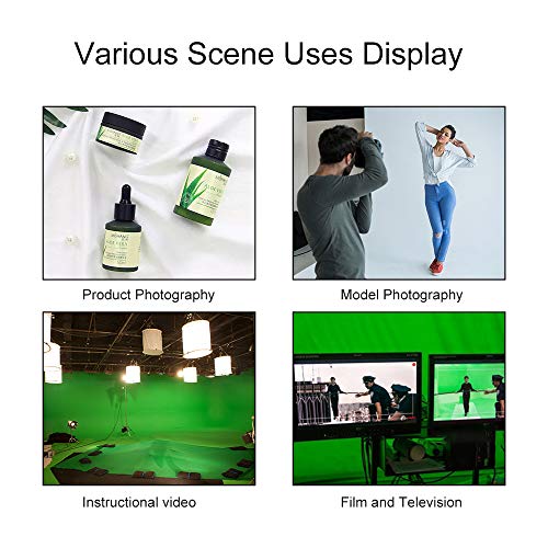Green-Screen SEDGEWIN 1,8×2,8m/6x9ft, 100% Muslin, faltbar