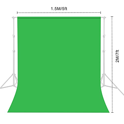 Green-Screen UTEBIT, 1,5x2m/5×6.5ft faltbar, Polyester