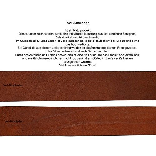 Gürtel Harrys-Collection Unisex Jeans Vollrindleder, Bundweite:90