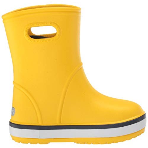 Gummistiefel Kinder Crocs Crocband Rain Boot Kids, Gelb