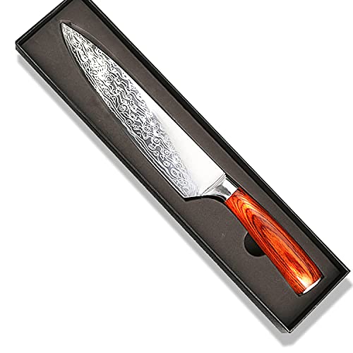 Gyuto-Messer UK-S Art ® 20cm Klinge, Damaskus Muster