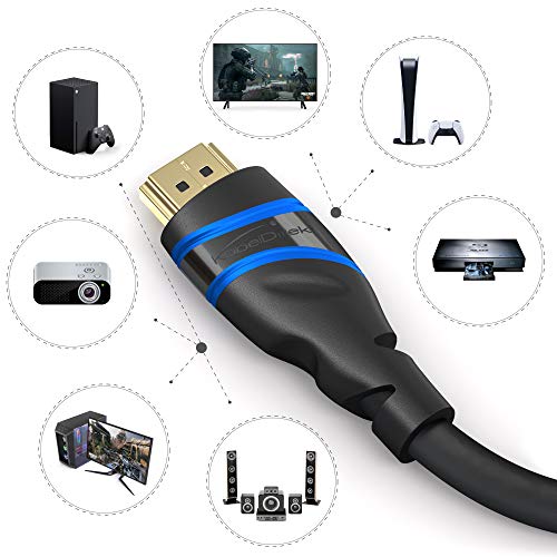 HDMI-Kabel KabelDirekt, HDMI 2.1 Kabel, Ultra High Speed