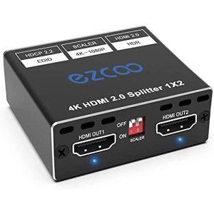 HDMI-Splitter 1 in 2 out ROFAVEZCO HDMI Splitter 1 in 2 Out 4K