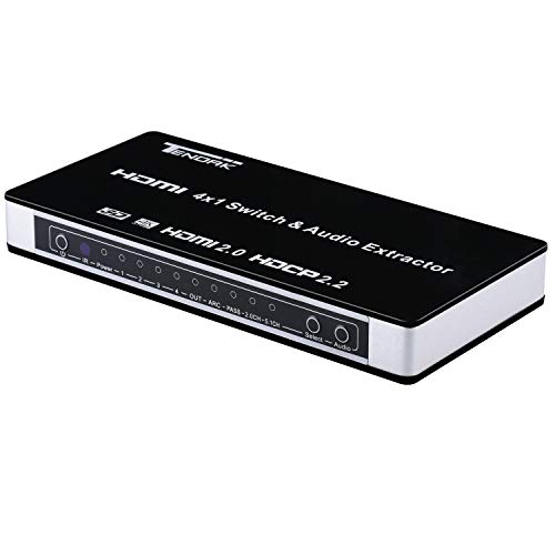 HDMI-Switch Tendak HDMI 2.0 Switch 4 Port HDMI Umschalter