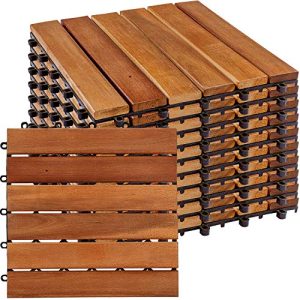 Holzfliesen Balkon STILISTA ® 1m² oder 3m², Akazienholz