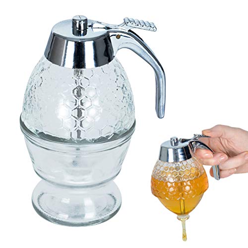 Die beste honigspender orion glas spender dispenser fuer honig sirup Bestsleller kaufen