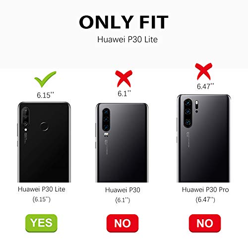 Huawei-P30-Lite-Hülle DUEDUE, Silikon Ultra dünn, Lila
