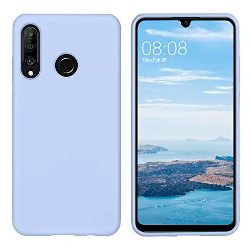 Huawei-P30-Lite-Hülle DUEDUE, Silikon Ultra dünn, Lila