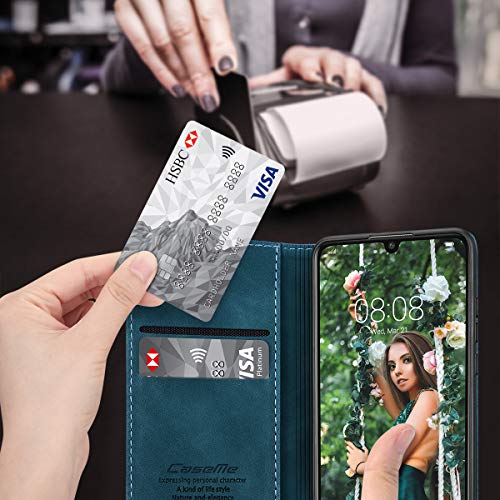 Huawei-P30-Lite-Hülle RuiPower, Leder PU Flip Magnet Wallet