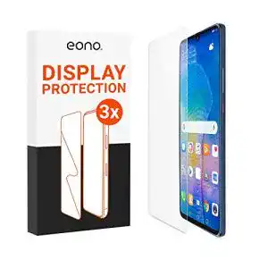 Huawei-P30-Panzerglas Eono Amazon Brand, 2.5D, 9H, 3 Stück