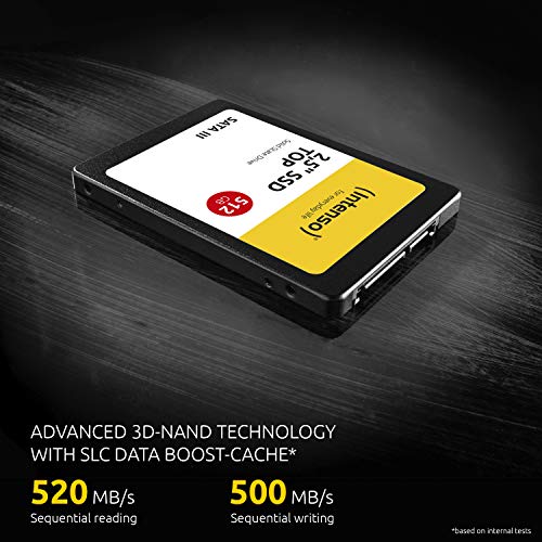 Interne Festplatte Intenso 3812450 interne SSD-Festplatte 512GB