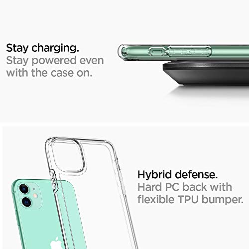 iPhone-11-Hülle Spigen Ultra Hybrid dünn transparent, Hardcase