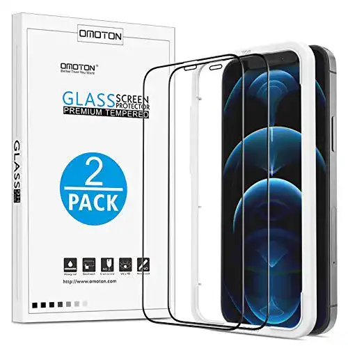 Die beste iPhone-12-Pro-Max-Panzerglas OMOTON, 2 Stück Schutzfolie 2026 Test Bestseller iPhone-12-Pro-Max-Panzerglas OMOTON, 2 Stück Schutzfolie