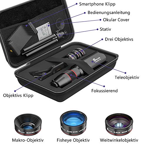 iPhone-7-Objektiv Selvim Handy Objektiv Linse Kit Lens Set
