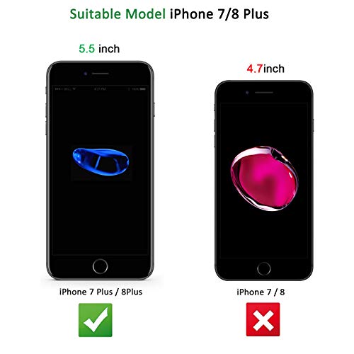 iPhone-7-Plus-Panzerglas NEW’C 2 Stück, Schutzfolie Panzerglas