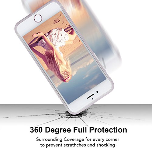 iPhone-8-Hülle Imikoko ® Matt Marmor Weich Silikon