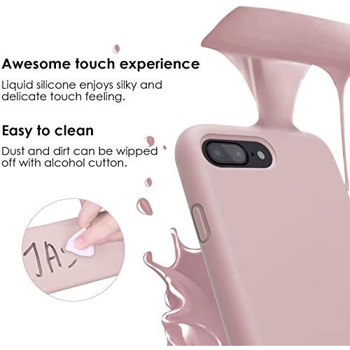 iPhone-8-Plus-Hüllen JASBON, Silikon Case Handyhülle