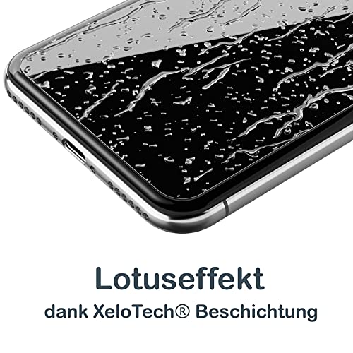 iPhone-Schutzfolie XeloTech, 2 Stück Premium Schutzglas