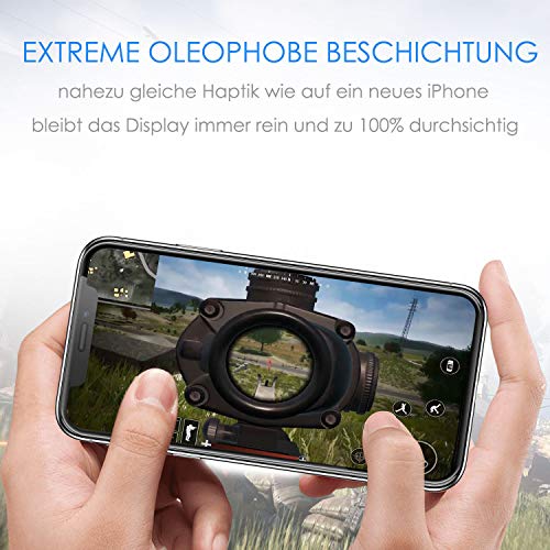 iPhone-X-Panzerglas DEINODON 3 Stück Full Screen Panzerglas