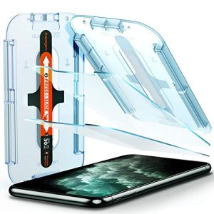iPhone-X-Panzerglas Spigen Glas.tR EZ Fit Schutzfolie, 2 Stück
