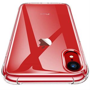 iPhone-XR-Hülle CANSHN Clear mit TPU Stoßfest Fallschutz