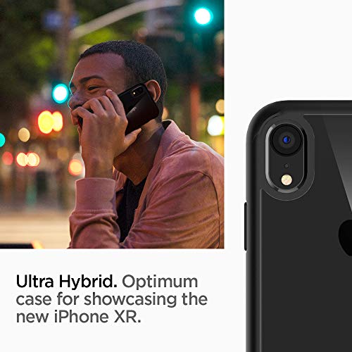 iPhone-XR-Hülle Spigen Ultra Hybrid Hülle, Schwarz