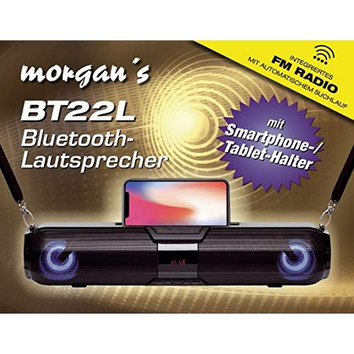 iPod Dockingstation MORGAN`S BT22L FM Radio, Bluetooth