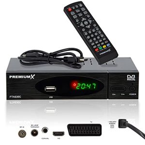 Kabel-Receiver PremiumX Kabel Receiver DVB-C FTA 530C Digital