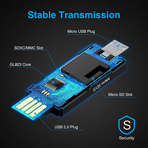 Kartenlesegerät Vanja SD/Micro SD Kartenleser, Micro USB OTG