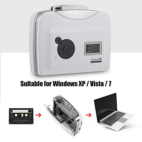 Kassettenrecorder VBESTLIFE Tragbar, MP3 Konverter, USB