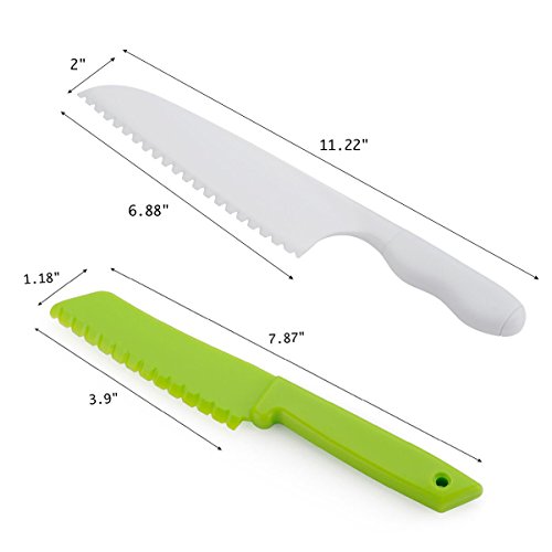 Kindermesser ONUPGO 6 -teiliges Kunststoff-Küchenmesser-Set