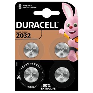 Knopfzelle Duracell Specialty 2032 Lithium- 3 V, 4er-Packung