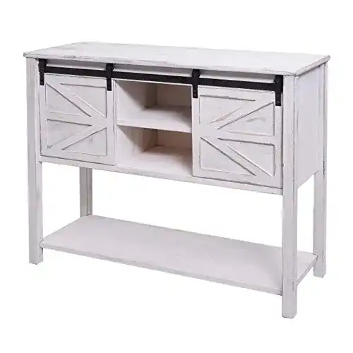 Kommode Landhausstil Mendler Kommode HWC-D57, 81x102x34
