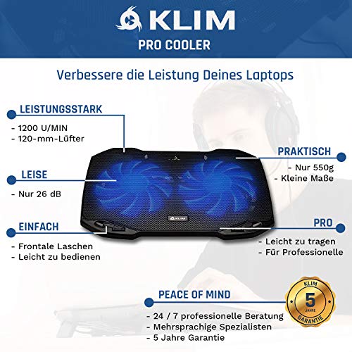 Laptop-Kühler KLIM Pro, Der Kühler für Profis, Laptop PC Support